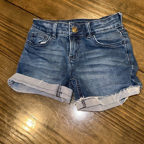 Short En Jean Blanc Justice - Taille 10 Fille - Très Bon état